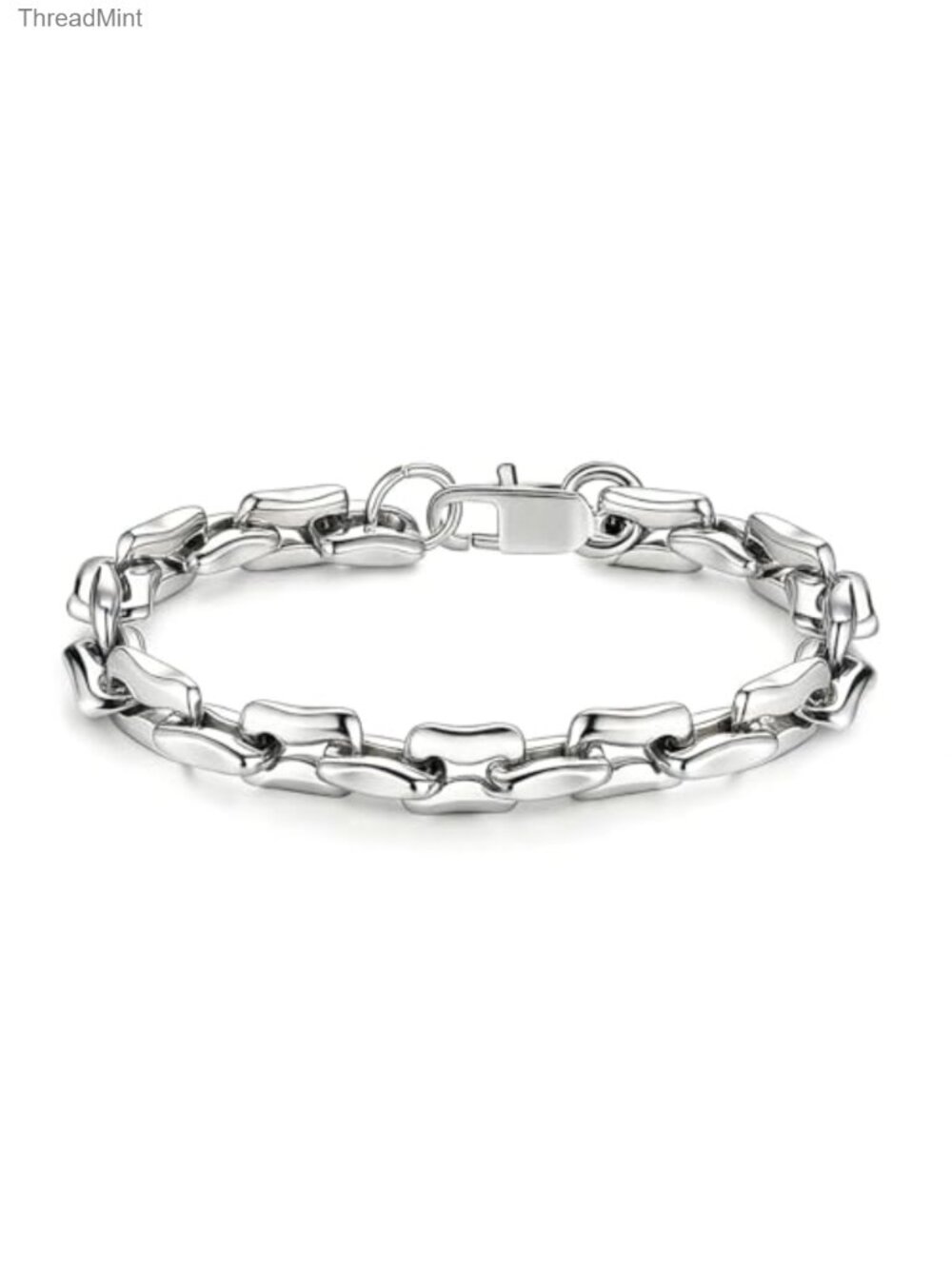 Stainless Steel Link Bracelet - Chunky Waterproof Chain Unisex